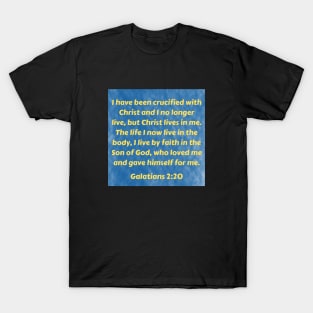 Bible Verse Galatians 2:20 T-Shirt